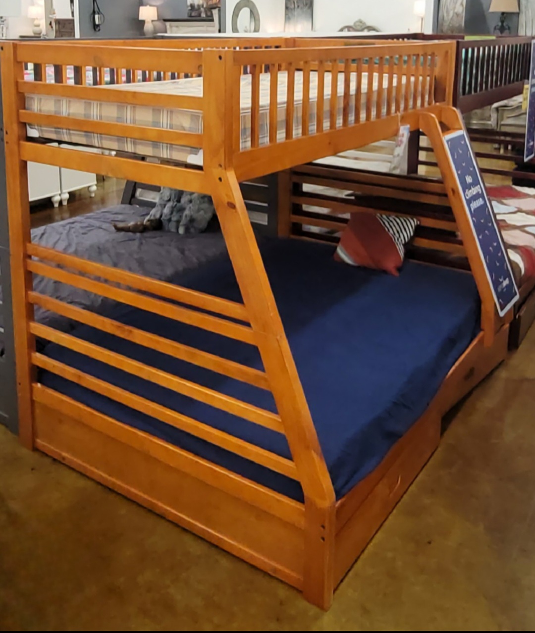 835 - Oak T/f Bunkbed Image