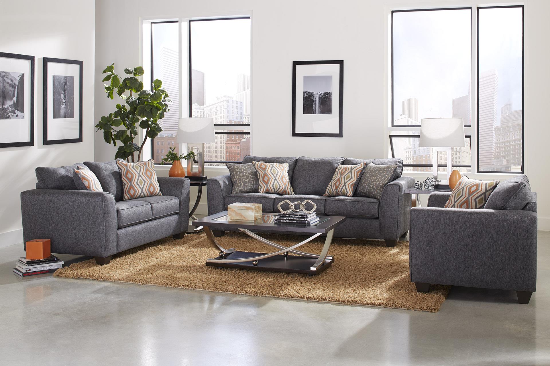 2246 CRYPTON GRAPHITE SOFA GROUP Image